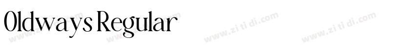 Oldways Regular字体转换 Oldways Regular字体转换